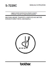 Load image into Gallery viewer, BROTHER S-7220C MANUALE ISTRUZIONI ITALIANO MACCHINA DA CUCIRE