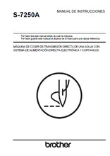 Load image into Gallery viewer, BROTHER S-7250A MANUAL DE INSTRUCCIONES ESPANOL MAQUINA DE COSER