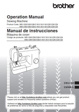 Load image into Gallery viewer, BROTHER SM3701 OPERATION MANUAL MANUAL DE INSTRUCCIONES ENG ESP SEWING MACHINE MAQUINA DE COSER