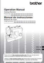 Load image into Gallery viewer, BROTHER XM2701 OPERATION MANUAL MANUAL DE INSTRUCCIONES ENG ESP SEWING MACHINE MAQUINA DE COSER
