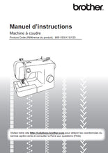 Load image into Gallery viewer, BROTHER XN2500 MANUEL D'INSTRUCTIONS FRANCAIS MACHINE A COUDRE