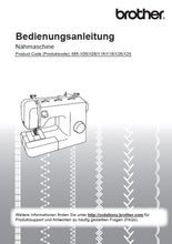 Load image into Gallery viewer, BROTHER XQ3700 BEDIENUNGSANLEITUNG DEUTSCH NAHMASCHINE