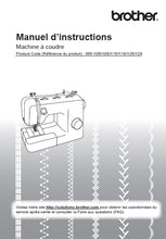 Load image into Gallery viewer, BROTHER XQ3700 MANUEL D'INSTRUCTIONS FRANCAIS MACHINE A COUDRE