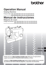 Load image into Gallery viewer, BROTHER XR3774 OPERATION MANUAL MANUAL DE INSTRUCCIONES ENG ESP SEWING MACHINE MAQUINA DE COSER