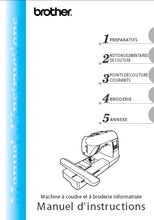 Load image into Gallery viewer, BROTHER 882-U10 MANUEL D'INSTRUCTIONS FRANCAIS MACHINE A COUDRE
