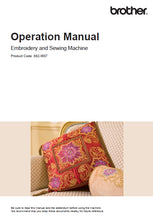 Load image into Gallery viewer, BROTHER 882-W07 OPERATION MANUAL ENGLISH SEWING MACHINE