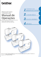 Load image into Gallery viewer, BROTHER 885-V60 V61 V62 V63 V64 V65 MANUAL DE OPERACOES PORTUGUES MAQUINA DE COSTURA