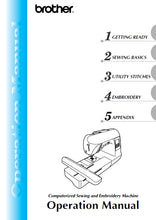 Load image into Gallery viewer, BROTHER HE1 OPERATION MANUAL ENGLISH SEWING MACHINE