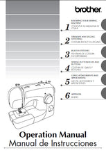 Load image into Gallery viewer, BROTHER LS-590 OPERATION MANUAL MANUAL DE INSTRUCCIONES ENG ESP SEWING MACHINE MAQUINA DE COSER