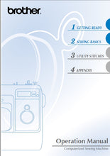 Load image into Gallery viewer, BROTHER NV10 OPERATION MANUAL ENGLISH SEWING MACHINE