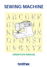 Load image into Gallery viewer, BROTHER PC-6500 OPERATION MANUAL ENGLISH COMPUTERIZED SEWING MACHINE