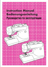 Load image into Gallery viewer, BROTHER RSR-55 INSTRUCTION MANUAL BEDIENUNGSANLEITUNG ENG DEUT SEWING MACHINE NAHMASCHINE