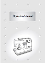 Load image into Gallery viewer, BROTHER XL-5500 OPERATION MANUAL ENGLISH SEWING MACHINE