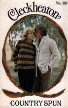 Load image into Gallery viewer, CLECKHEATON 110 KNITTING BOOK ENGLISH COUNTRY SPUN KNITTING PATTERNS
