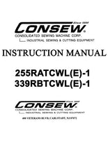Load image into Gallery viewer, CONSEW 255RATCWL(E)-1 339RBTCWL(E)-1 INSTRUCTION MANUAL IN ENGLISH SEWING MACHINE