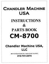 Load image into Gallery viewer, CONSEW CM-8700 OPERATING INSTRUCTIONS IN ENGLISH SEWING MACHINE