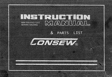Load image into Gallery viewer, CONSEW CP260R INSTRUCTION MANUAL IN ENGLISH SEWING MACHINE