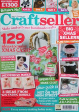 Load image into Gallery viewer, CRAFTSELLER 3 MAGAZINE ENGLISH SEWING KNITTING AND CRAFTS 12 2011