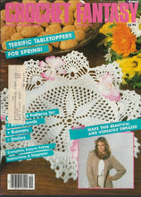 Load image into Gallery viewer, CROCHET FANTASY NO 19 MARCH 1985 CROCHET MAGAZINE ENGLISH CROCHET PATTERNS