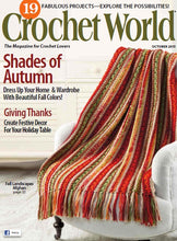 Load image into Gallery viewer, CROCHET WORLD OCT 2015 CROCHET BOOK ENGLISH CROCHET PATTERNS