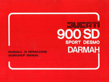 Load image into Gallery viewer, DUCATI 900SD SPORT DESMO DARMAH MANUALE DI RIPARAZIONE/ WORKSHOP MANUAL ITAL ENG MOTOCICLO MOTORCYCLE