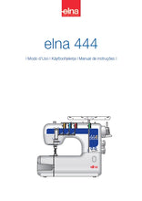 Load image into Gallery viewer, ELNA 444 MODO D'USO KAYTTOOHJEKIRJA MANUAL DE INSTRUCOES ITAL FIN PORT MACCHINA DA CUCIRE OPLELUKONE MAQUINA DE COSTURA