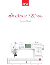 Load image into Gallery viewer, ELNA EXCELLENCE 720PRO INSTRUCTION MANUAL ENGLISH SEWING MACHINE