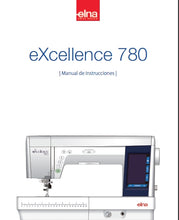 Load image into Gallery viewer, ELNA EXCELLENCE 780 MANUAL DE INSTRUCCIONES ESPANOL MAQUINA DE COSER