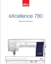 Load image into Gallery viewer, ELNA EXCELLENCE 780 MANUEL D'INSTRUCTIONS FRANCAIS MACHINE A COUDRE