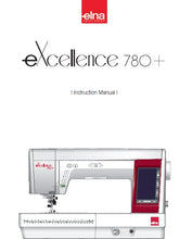 Load image into Gallery viewer, ELNA EXCELLENCE 780+ INSTRUCTION MANUAL ENGLISH SEWING MACHINE