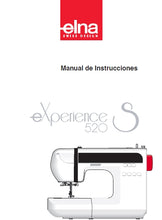 Load image into Gallery viewer, ELNA EXPERIENCE 520S MANUAL DE INSTRUCCIONES ESPANOL MAQUINA DE COSER