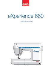 Load image into Gallery viewer, ELNA EXPERIENCE 660 INSTRUCTION MANUAL ENGLISH SEWING MACHINE