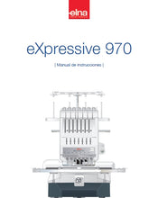 Load image into Gallery viewer, ELNA EXPRESSIVE 970 MANUAL DE INSTRUCCIONES ESPANOL MAQUINA DE COSER