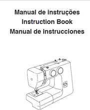 Load image into Gallery viewer, ELNA SEW GREEN MANUAL DE INSTRUCOES INSTRUCTION BOOK MANUAL DE INSTRUCCIONES PORT ENG ESP MAQUINA DA COSTURA SEWING MACHINE MAQUINA DE COSER