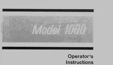 Load image into Gallery viewer, ELNA 1000 OPERATOR'S INSTRUCTIONS ENGLISH SEWING MACHINE