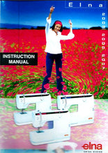 Load image into Gallery viewer, ELNA 2003 2005 2007 INSTRUCTION MANUAL ENGLISH SEWING MACHINE