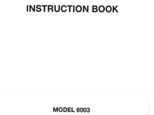 Load image into Gallery viewer, ELNA 6003 INSTRUCTION BOOK ENGLISH SEWING MACHINE