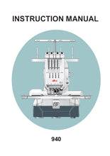 Load image into Gallery viewer, ELNA 940PRO OVERLOCK INSTRUCTION MANUAL ENGLISH SEWING MACHINE