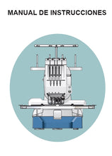 Load image into Gallery viewer, ELNA 940 MANUAL DE INSTRUCCIONES ESPANOL OVERLOCK MAQUINA DE COSER