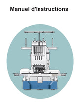 Load image into Gallery viewer, ELNA 940 MANUEL D'INSTRUCTIONS FRANCAIS OVERLOCK MACHINE A COUDRE