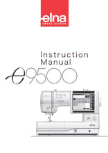 Load image into Gallery viewer, ELNA 9500 e9500 INSTRUCTION MANUAL ENGLISH SEWING MACHINE