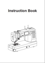 Load image into Gallery viewer, ELNA ELNITA EF72 INSTRUCTION BOOK ENGLISH SEWING MACHINE