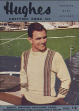 Load image into Gallery viewer, HUGHES 233 KNITTING BOOK ENGLISH MENS DESIGNS