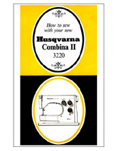 Load image into Gallery viewer, HUSQVARNA VIKING 3220 COMBINA II INSTRUCTION MANUAL ENGLISH SEWING MACHINE