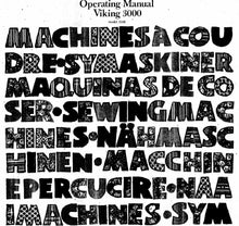 Load image into Gallery viewer, HUSQVARNA VIKING 3260 INSTRUCTION MANUAL ENGLISH SEWING MACHINE