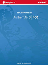 Load image into Gallery viewer, HUSQVARNA VIKING AMBER AIR S 400 BENUTZERHANDBUCH DEUTSCH NAHMASCHINE