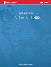 Load image into Gallery viewer, HUSQVARNA VIKING AMBER AIR S 400 GUIDA DELL'UTENTE ITALIANO MACCHINA DA CUCIRE