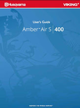 Load image into Gallery viewer, HUSQVARNA AMBER AIR S/400 USERS GUIDE ENGLISH SEWING MACHINE