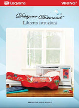 Load image into Gallery viewer, HUSQVARNA VIKING DESIGNER DIAMOND LIBRETTO ISTRUZIONI ITALIANO MACCHINA DA CUCIRE