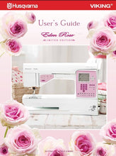 Load image into Gallery viewer, HUSQVARNA VIKING EDEN ROSE 250C LIMITED EDITION USERS GUIDE ENGLISH SEWING MACHINE